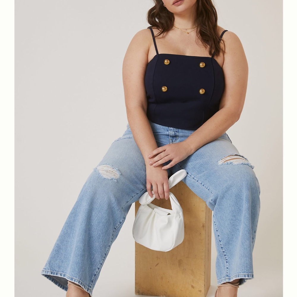 ANTHROPOLOGIE Eva Franco Ponte Trench Blouse